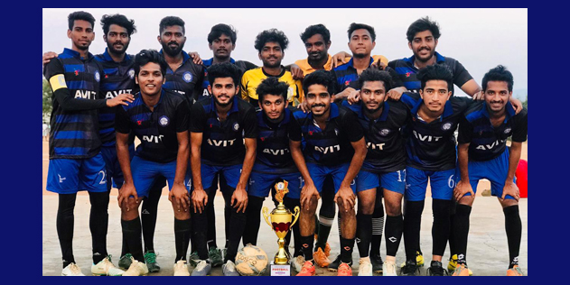 AVIT Football Team the winner of Mohamed Sathak Trophy - 2018