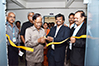 Ribbon cutting by Chief guest Mr. M. Thirumalai kumarin presence of Dr. M. Ponnavaikko, Provost 

