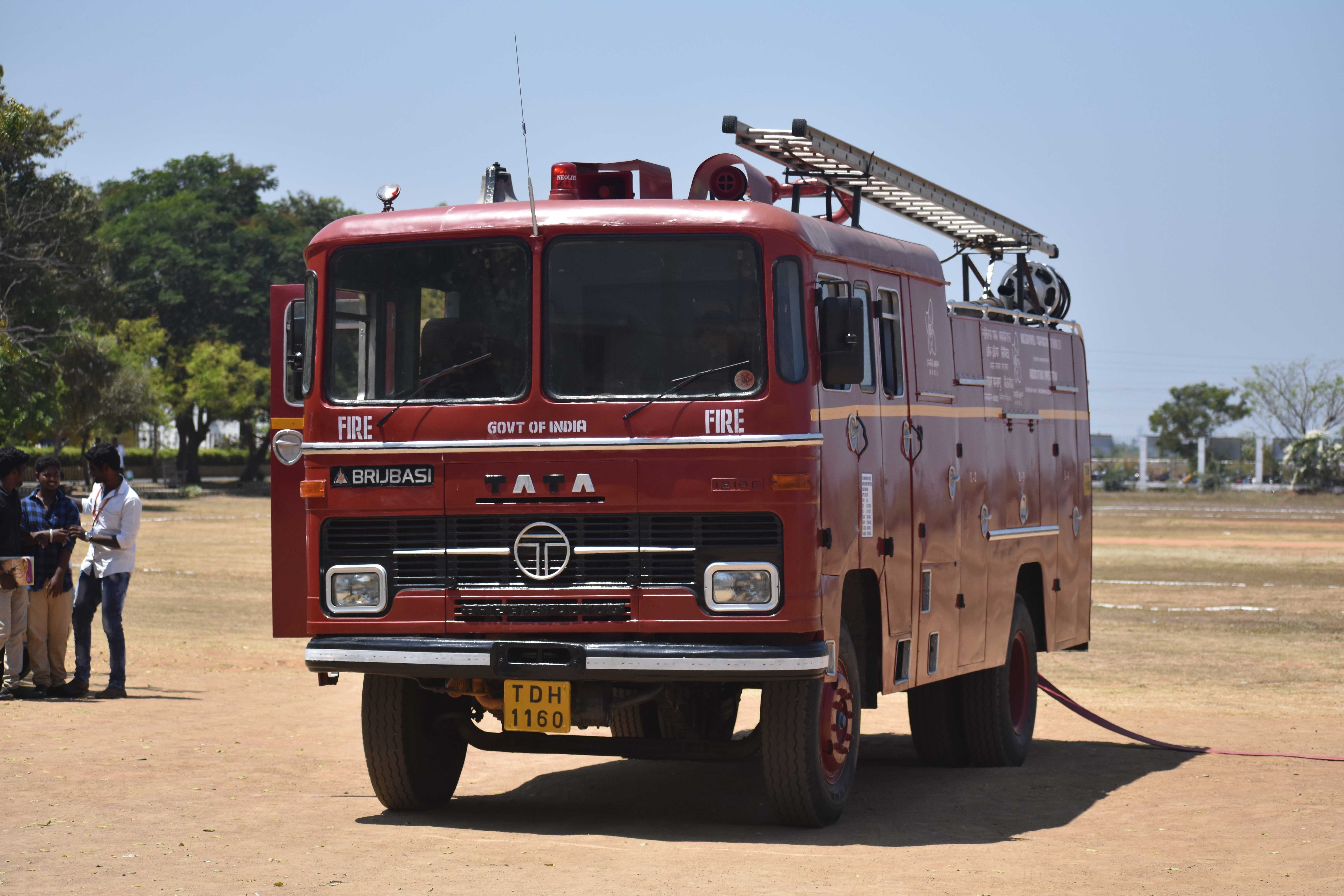 Fire Truck in AVIT for the Fire Safety Programme
