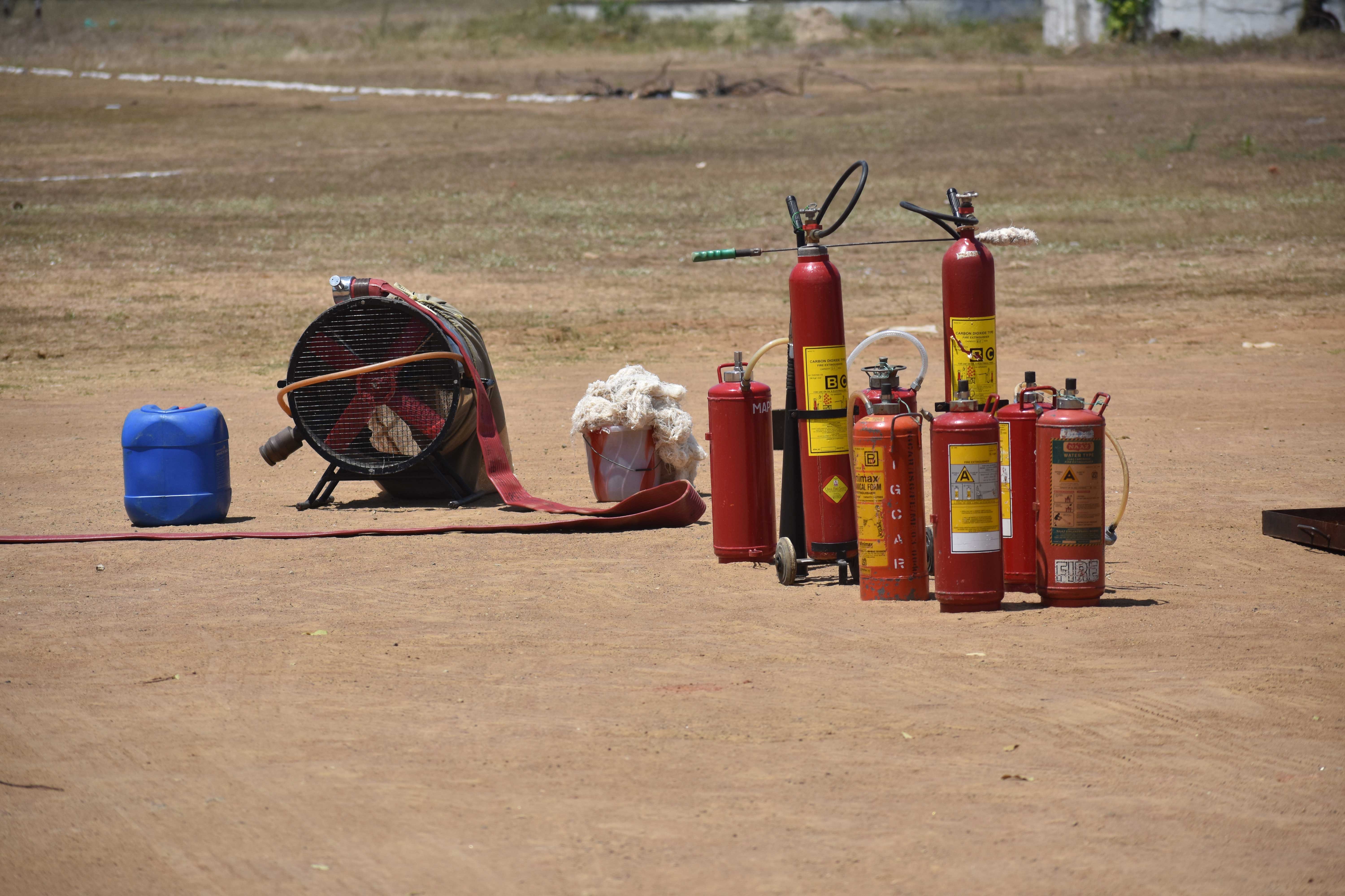 Fire Safety appliances in AVIT for the Fire Safety Programme
