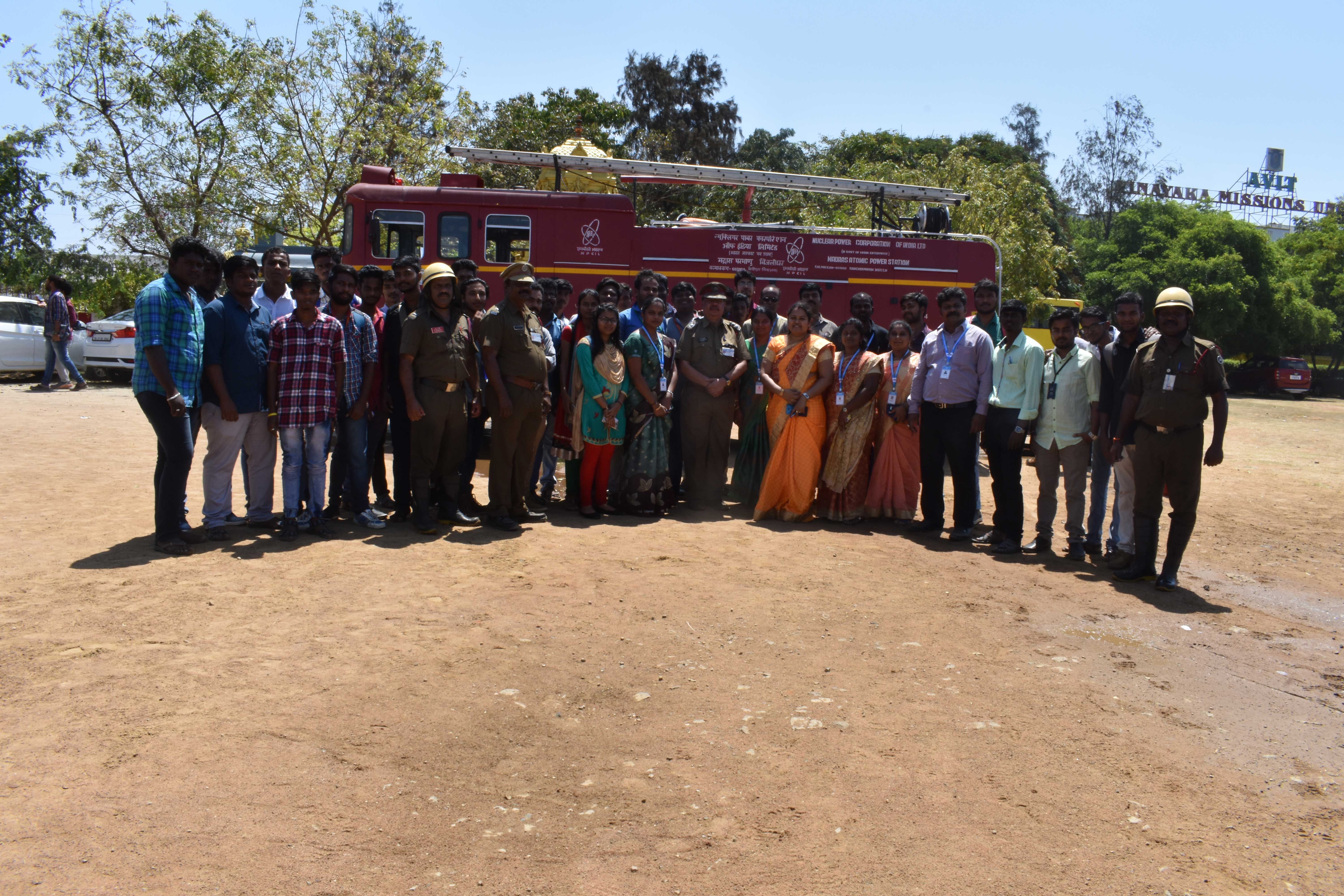 Fire safety programme for AVIT students and faculty members
