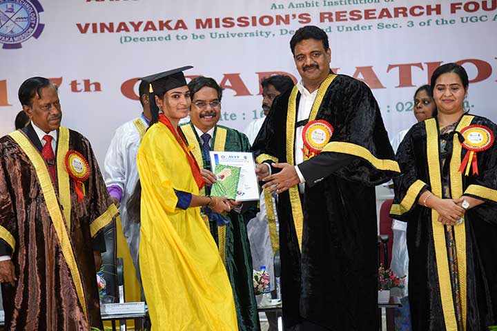 AVIT student awarded in 17th Graduation Day Celebration 2018
