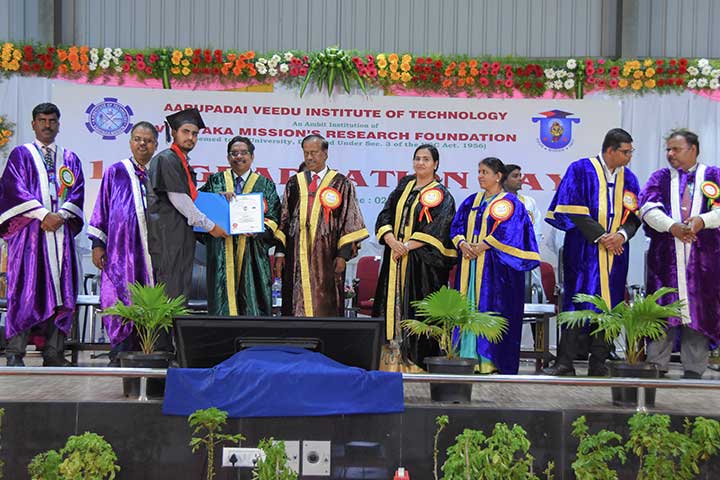 Student of AVIT awarded in 17th Graduation Day Celebration
