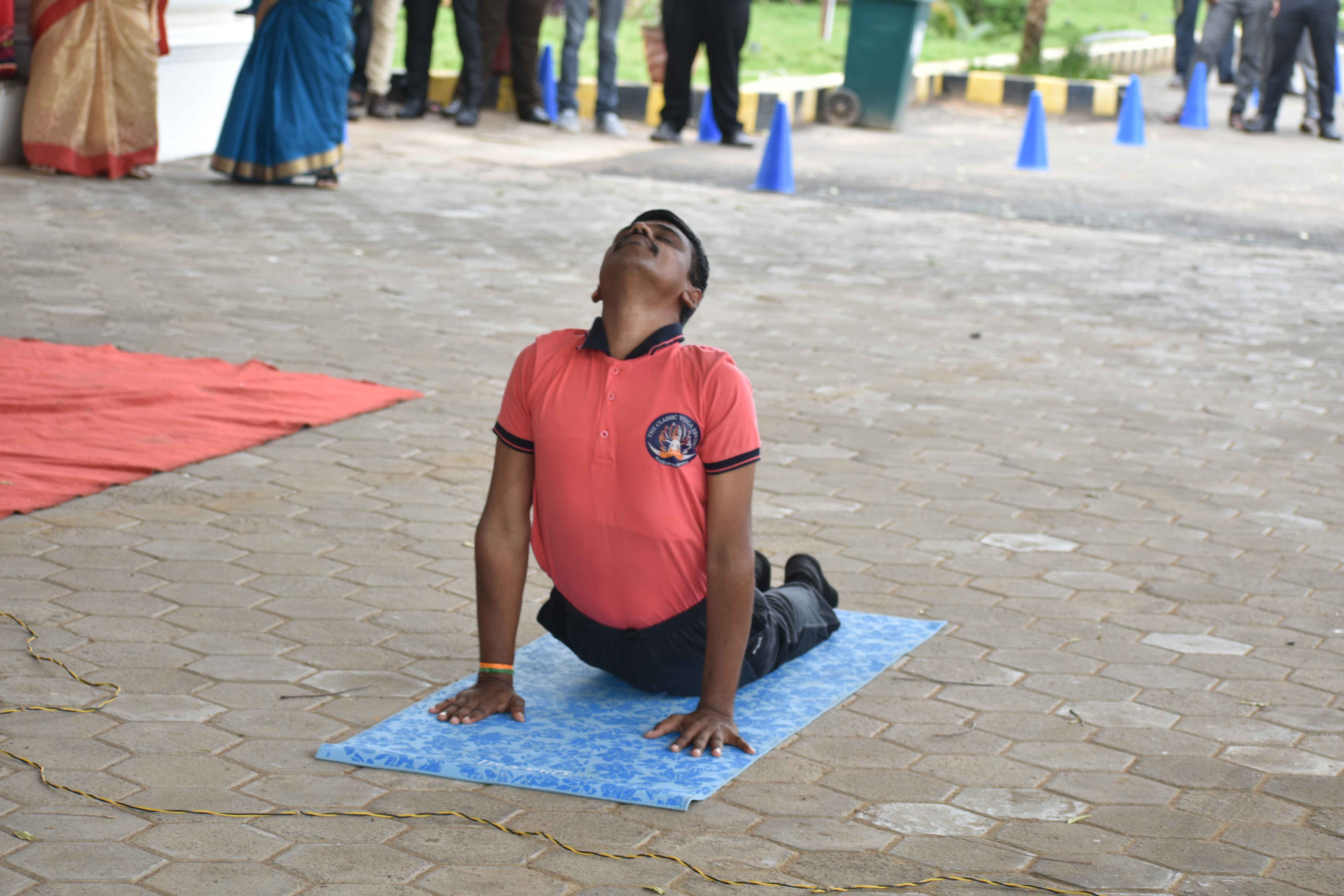 Classic yoga in the Independence Day Celebration of 2018 at AVIT
