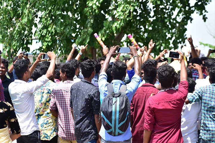 AVIT students celebrating onam festival
