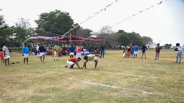 Playing in AVIT Pongal Celebration-2019
