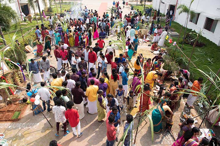 The day of Pongal Celebration 2019 at AVIT
