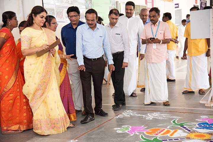 The day of Pongal Celebration at AVIT
