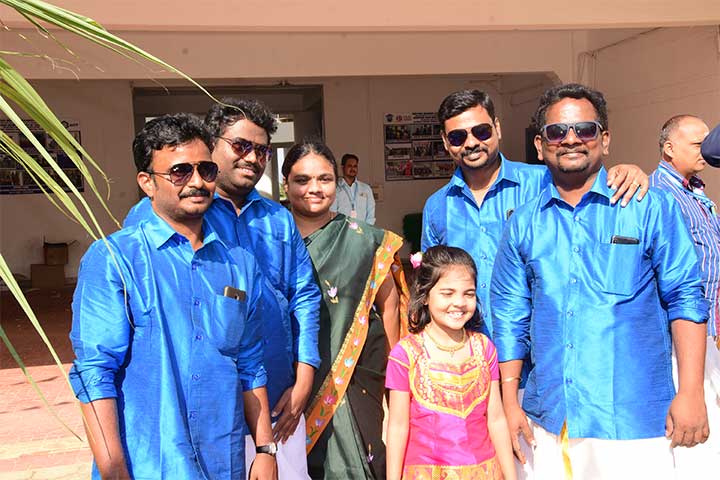 Puja at Mandir for AVIT Pongal Day celebration
