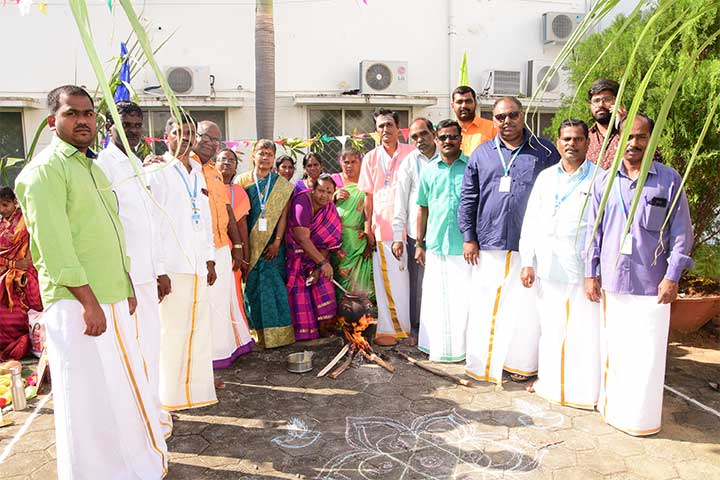 Puja at Mandir for AVIT Pongal Day celebration- 2020
