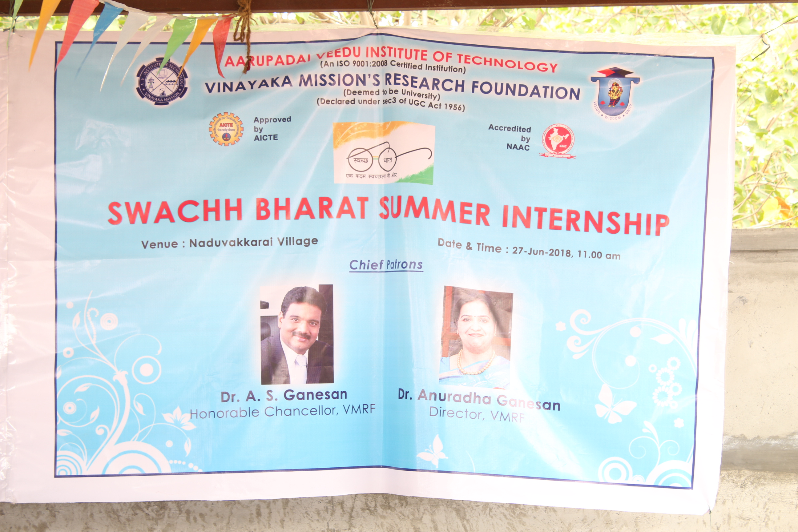 Swachh Bharat Summer Internship by AVIT
