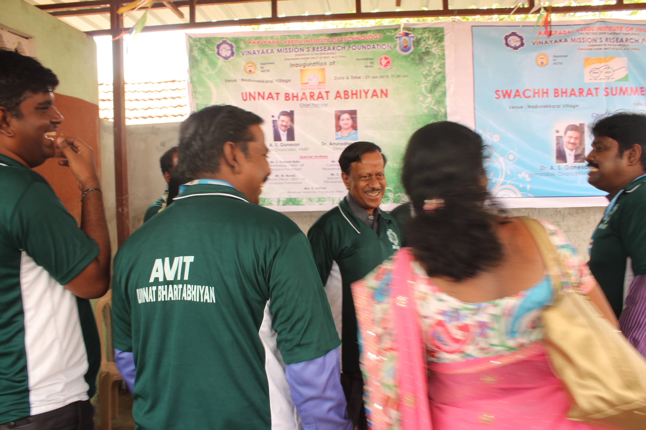 AVIT members in the Unnat Bharat Abhiyan Programme
