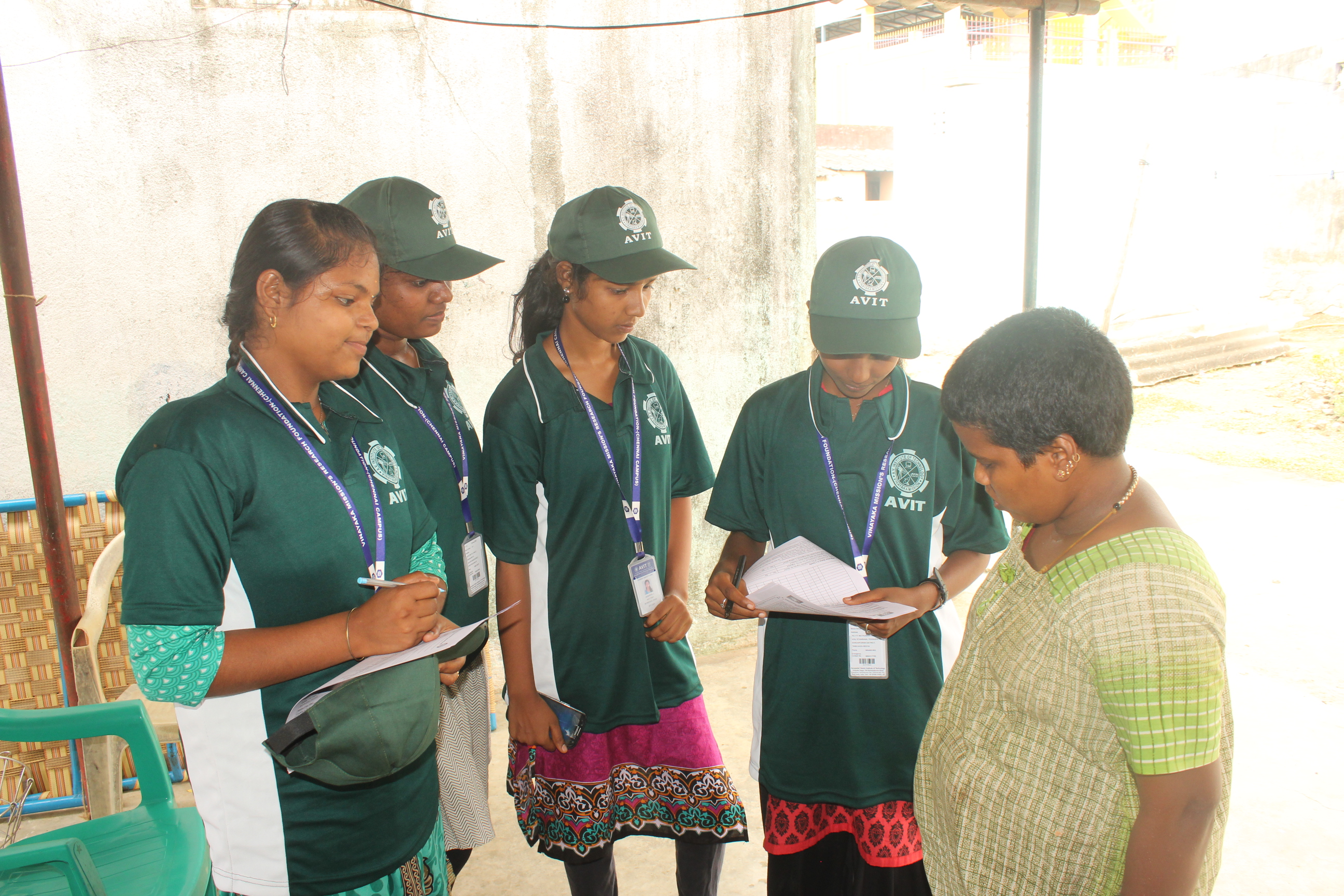 Household Survey by Unnat Bharat Abhiyan Girls Volunteers
