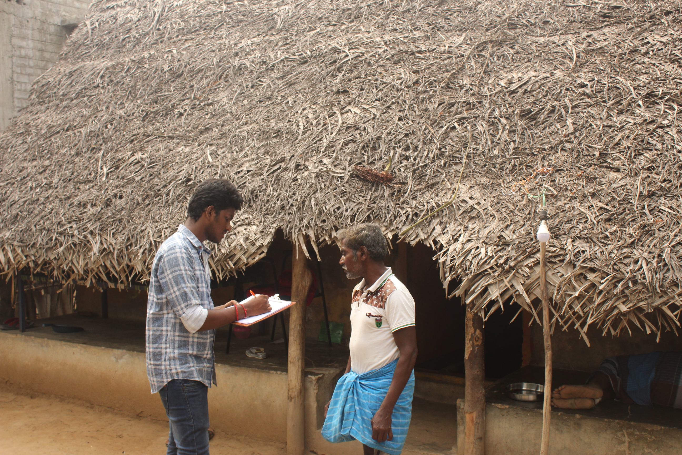 Household Survey in Alathur Village by UBA Volunteers of AVIT
