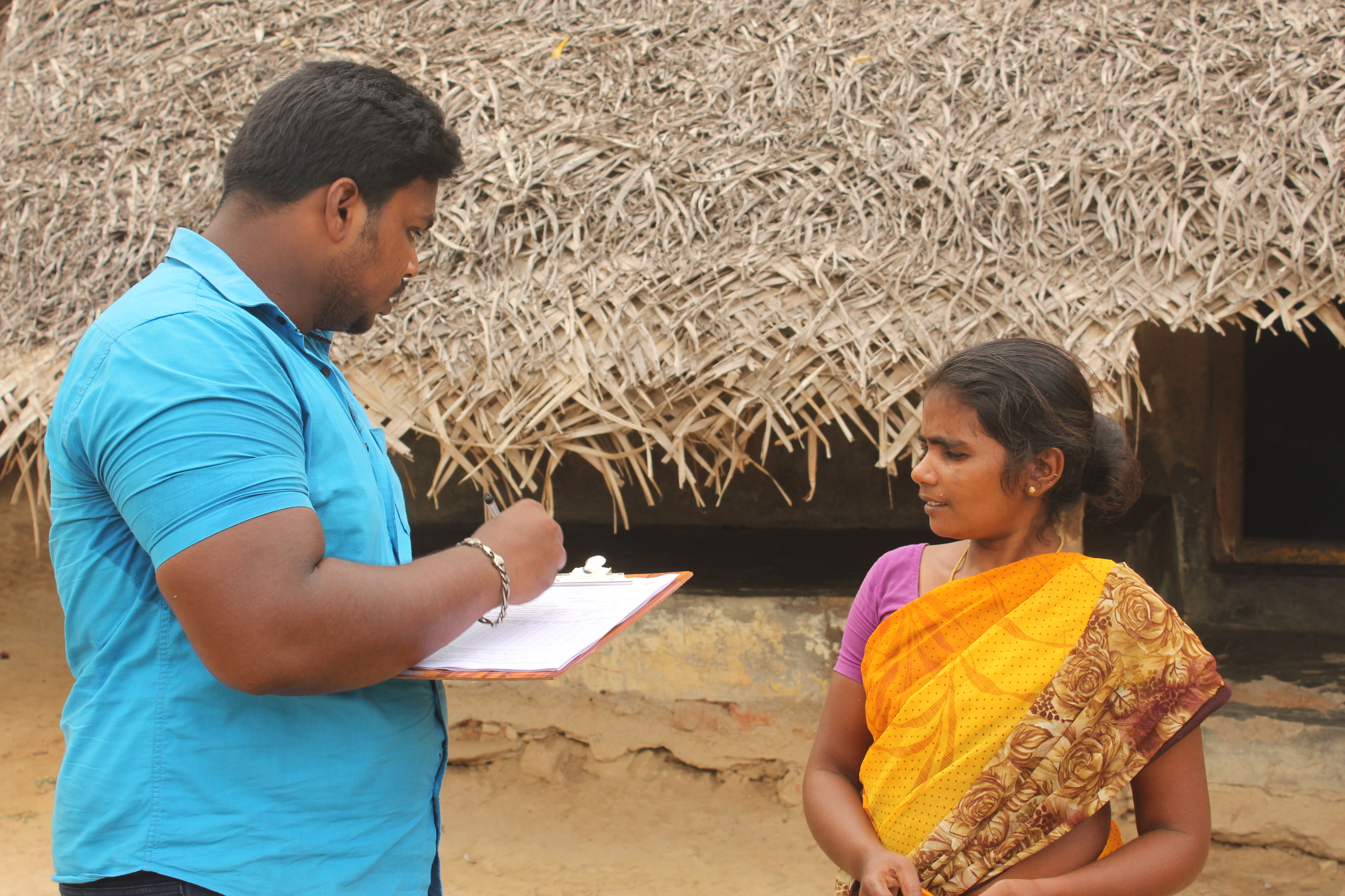Household Survey in Alathur Village by Unnat Bharat Abhiyan Volunteers of AVIT

