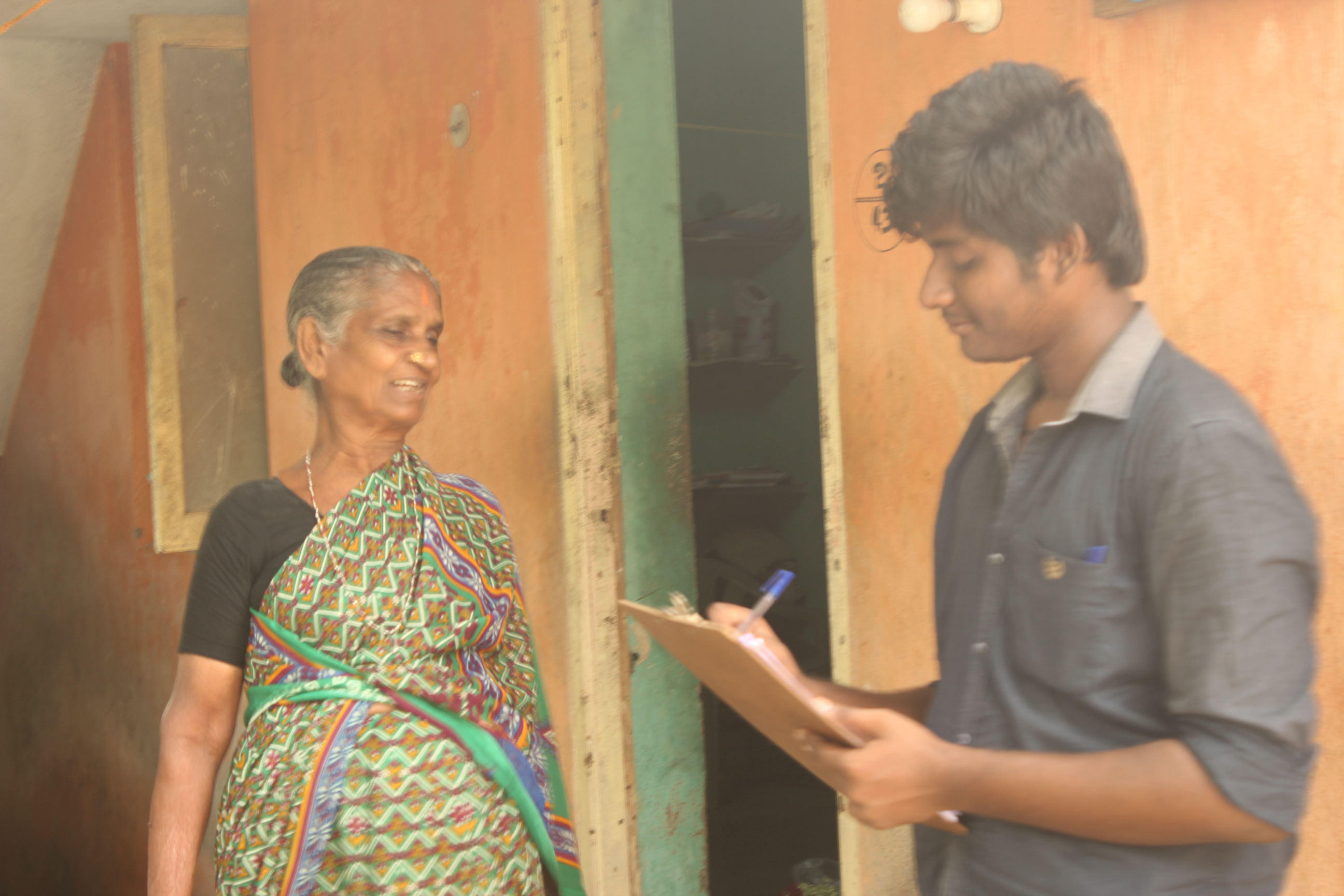Village Survey by Unnat Bharat Abhiyan Volunteer of AVIT
