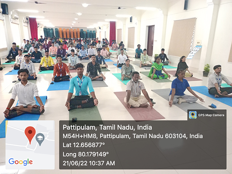 8th International Yoga Day, AV Campus