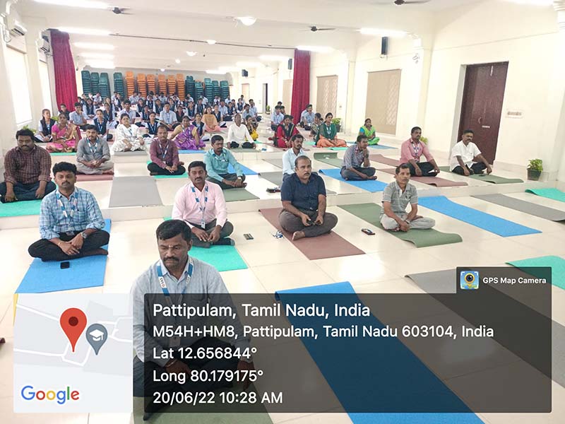 8th International Yoga Day, AV Campus