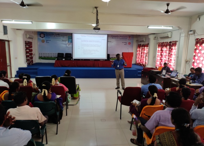 SENSITIZATION WORKSHOP ON PREPARATION FOR NAAC ASSESSMENT AND RE-ACCREDITATION- AVIT