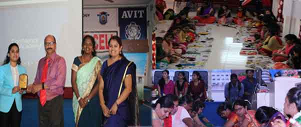The Women Empowerment Cell of AVIT organized a special program to honour the Thai delegates